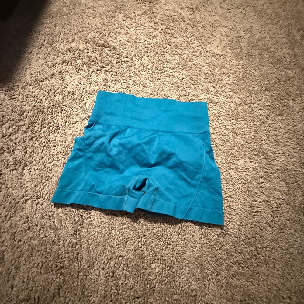 Teal Women's High-Waisted Shorts